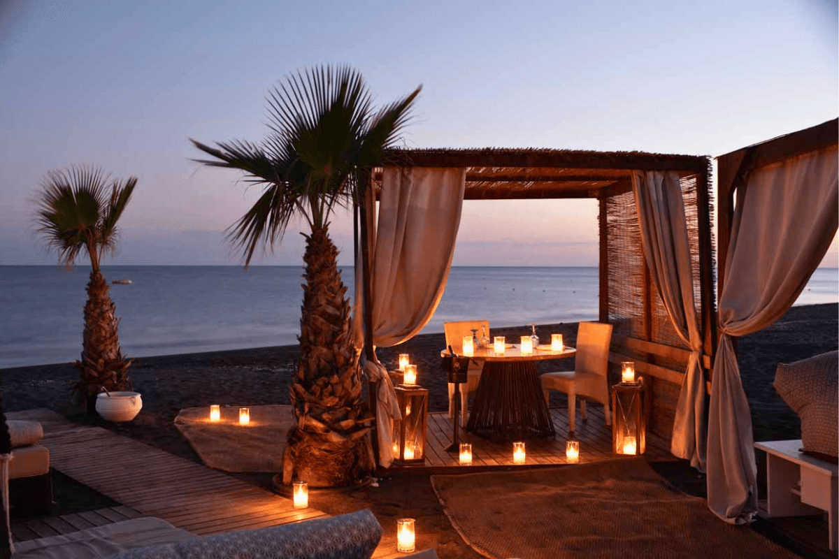 Romance in Santorini
