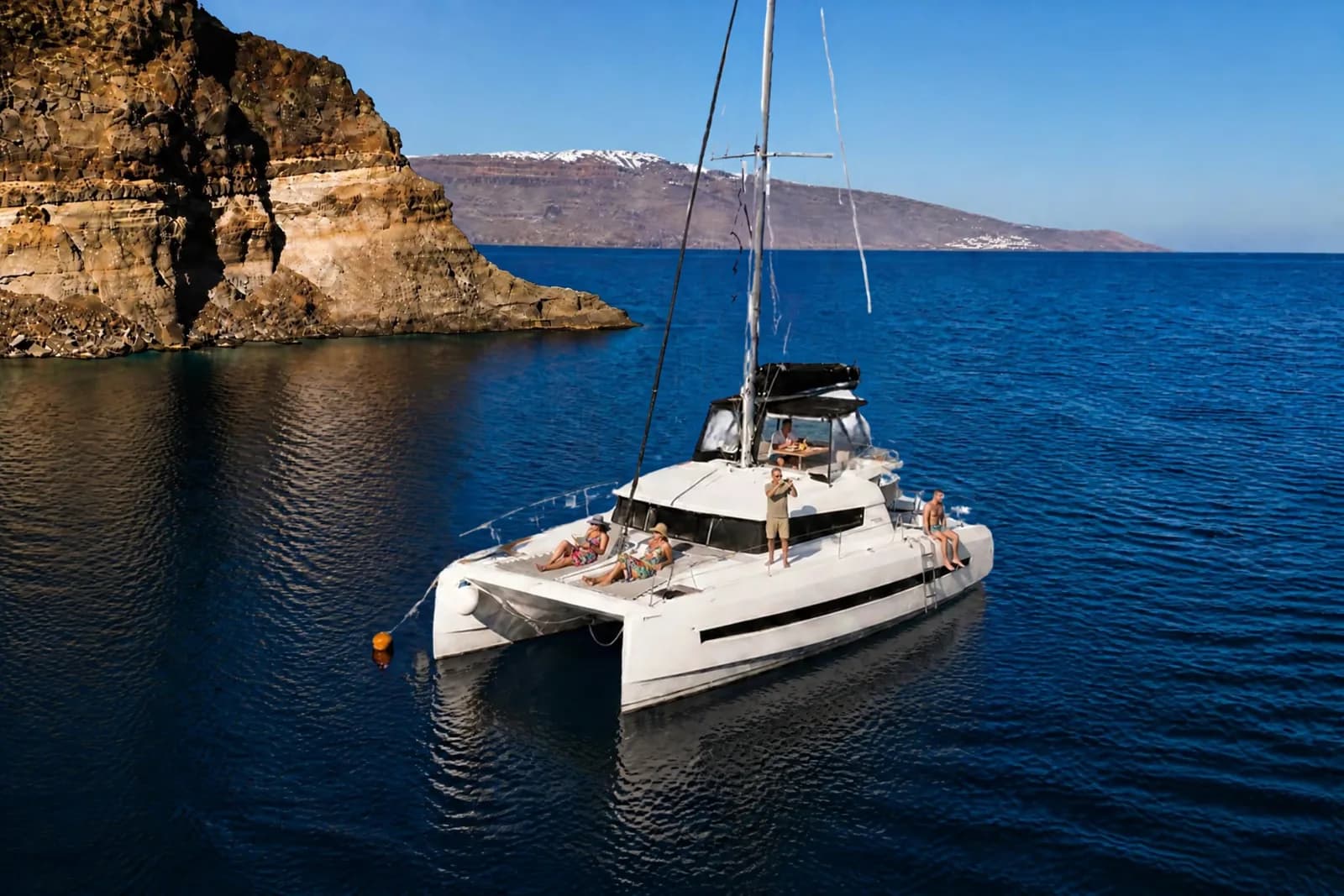 Caldera Blue, Semi-Private Catamaran Cruise