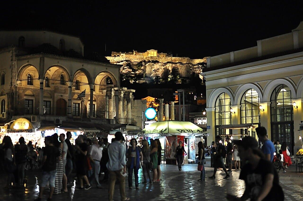 In Coach A Night Out in Athens
