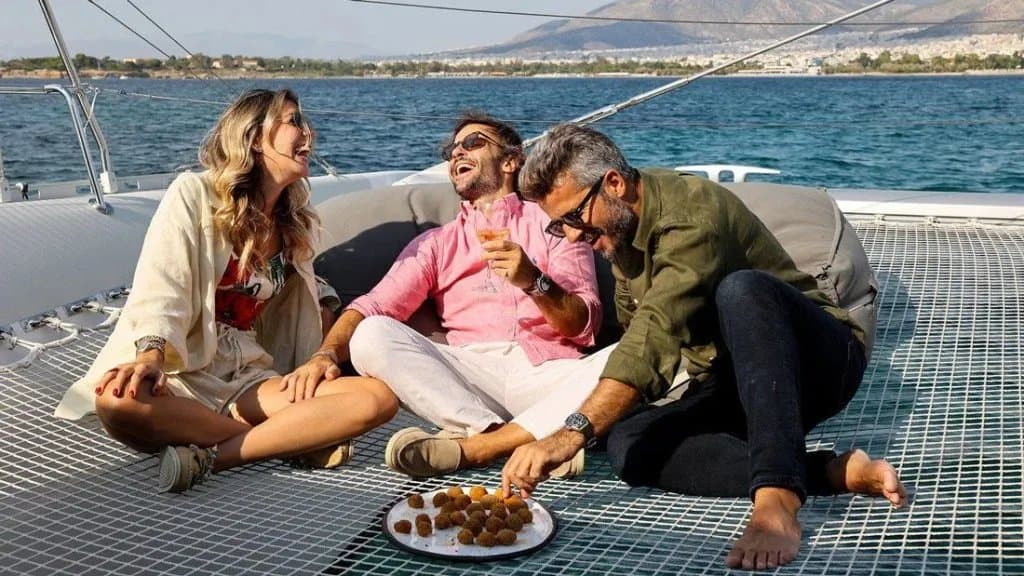 Sunset Wine Tasting on the Athenian Riviera — Aboard Your Private Yacht