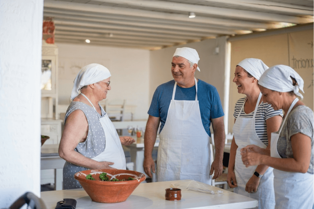 Paros Traditional Greek Cooking Class in Dryos