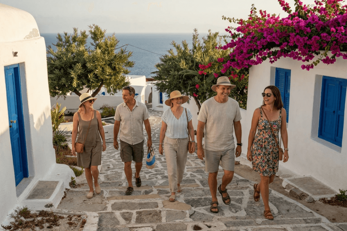 Santorini Day Hike at Thirassia
